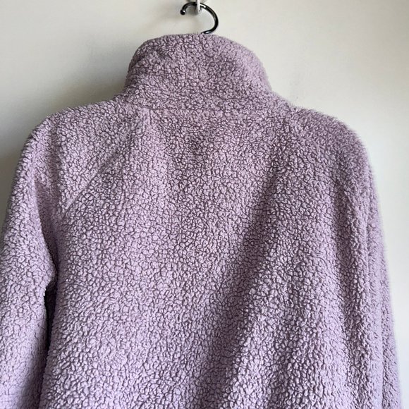 ATHLETA Shasta Purple Tugga Sherpa Warm Cozy Jacket (#486693) Size Medium - Picture 10 of 16